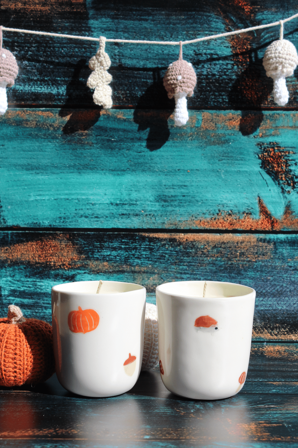 Bougie unique automne