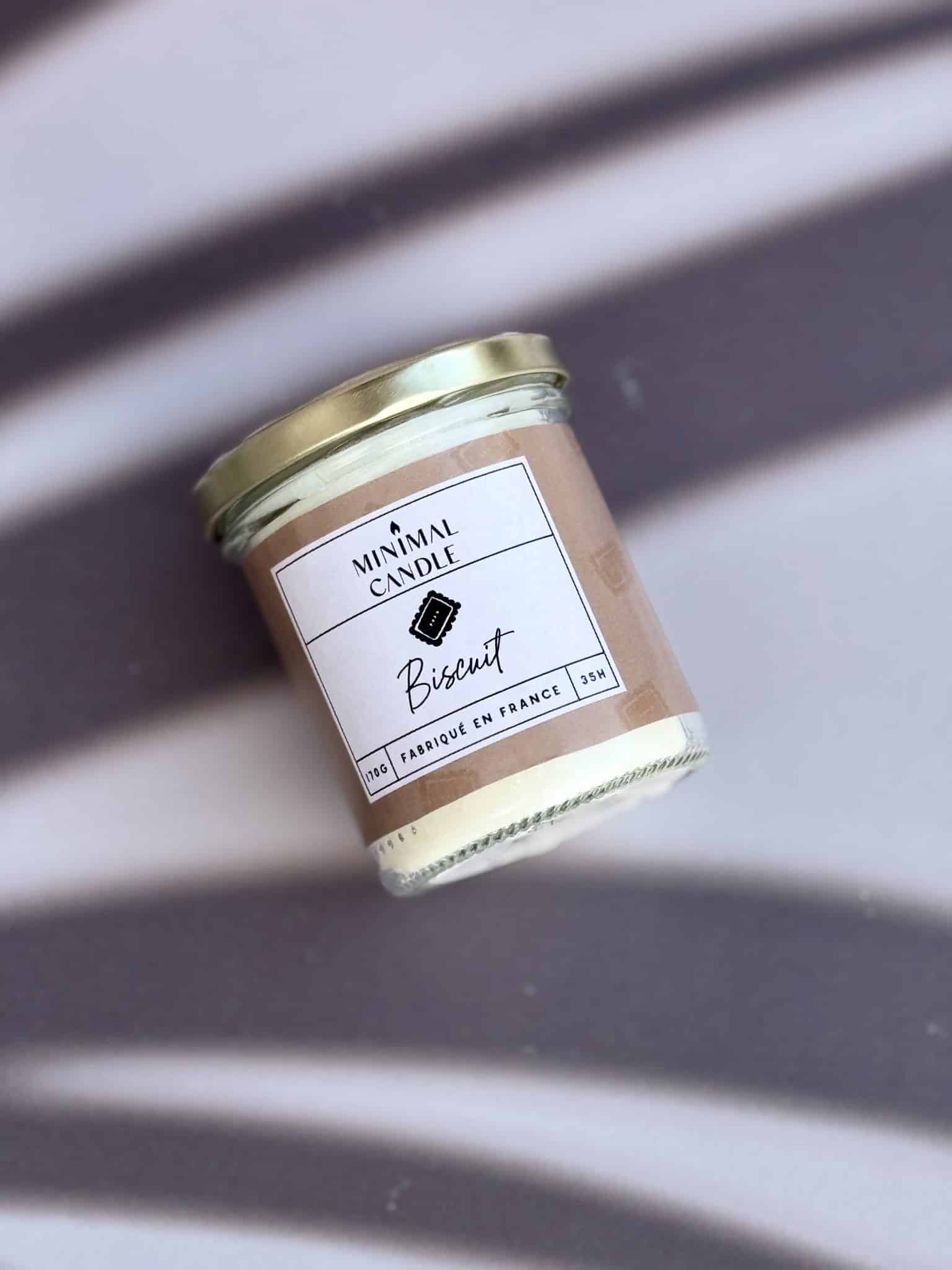 Bougie en verre Français