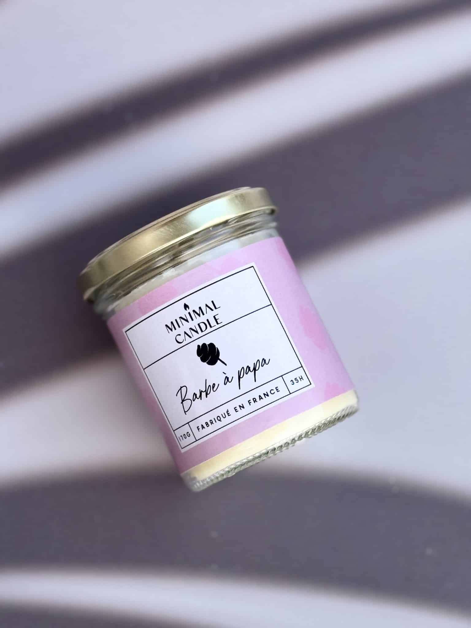 Bougie en verre Français