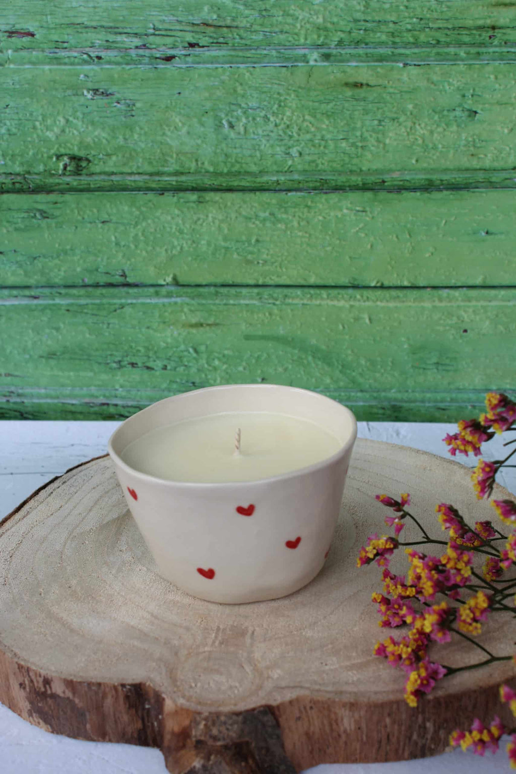 L'indispensable coeur rouge bougie