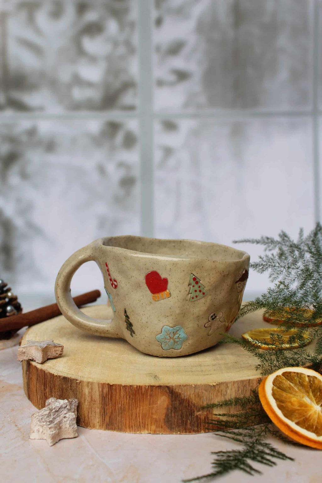 Tasse d'hiver unique