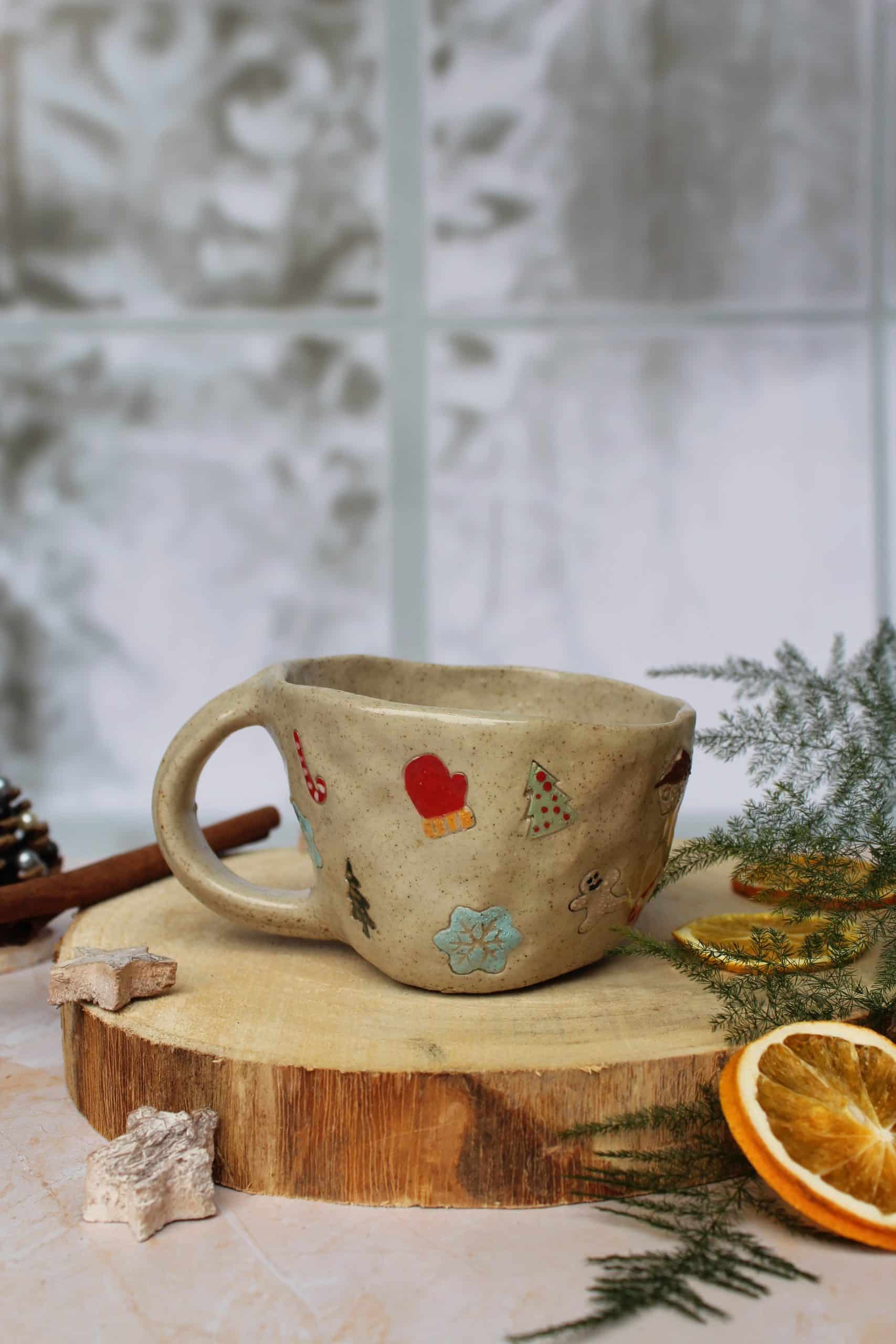 Tasse d'hiver unique