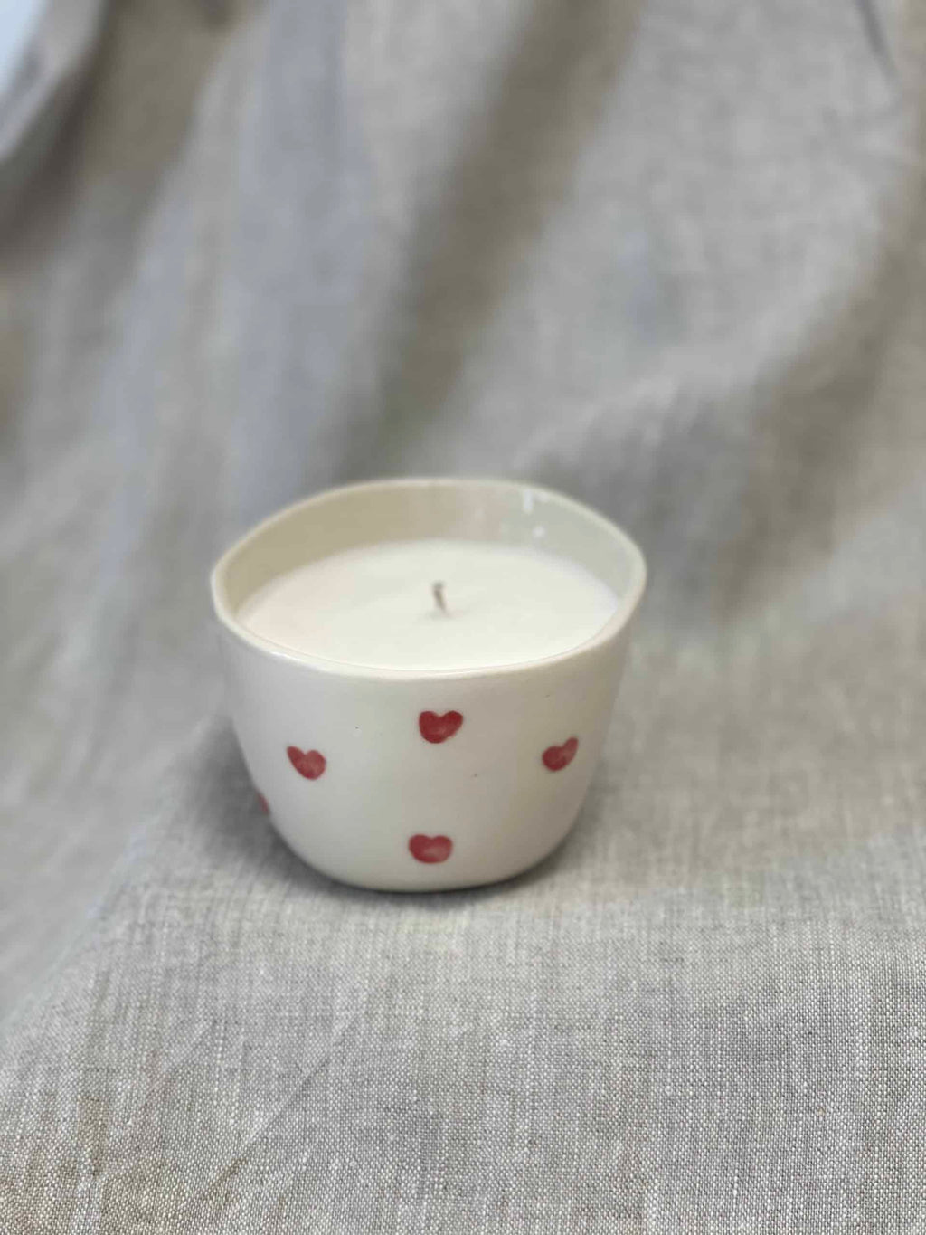 L'indispensable coeur rouge bougie