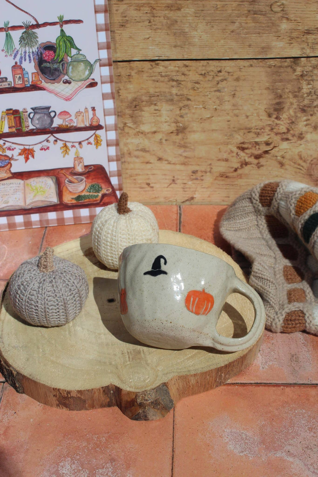 Tasse unique automne 2 versions