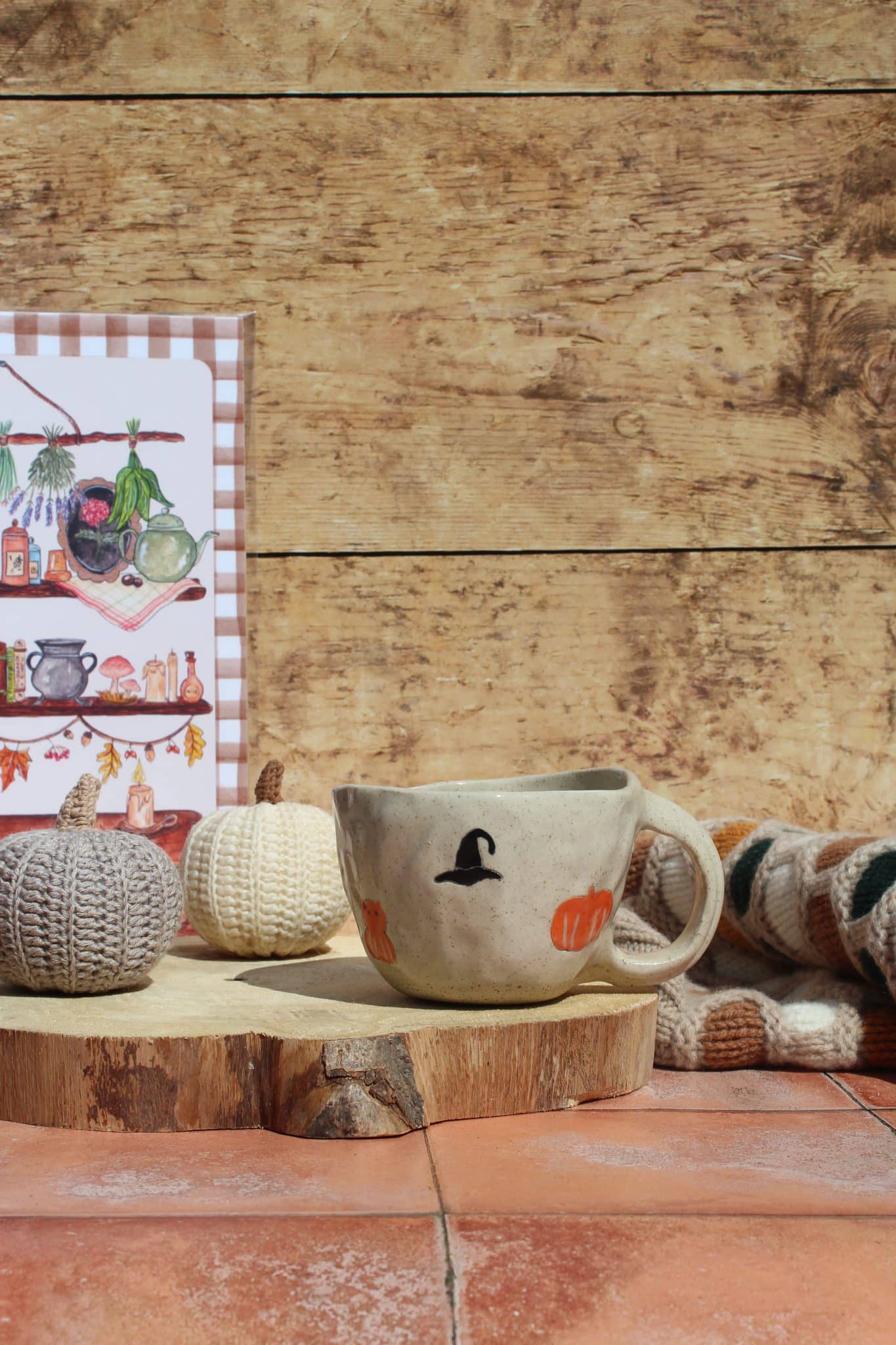 Tasse unique automne 2 versions