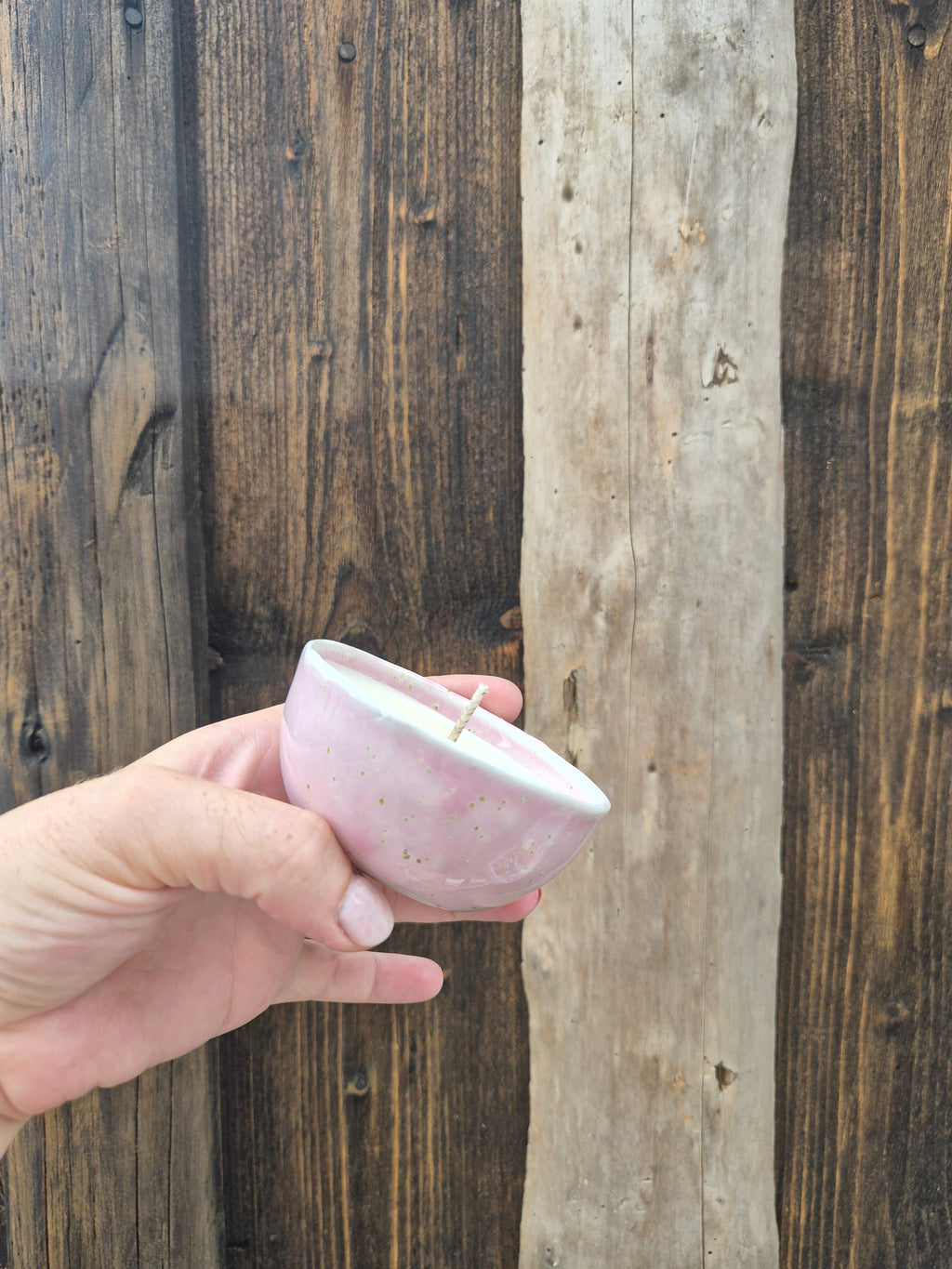 Ramequin rose senteur monoi