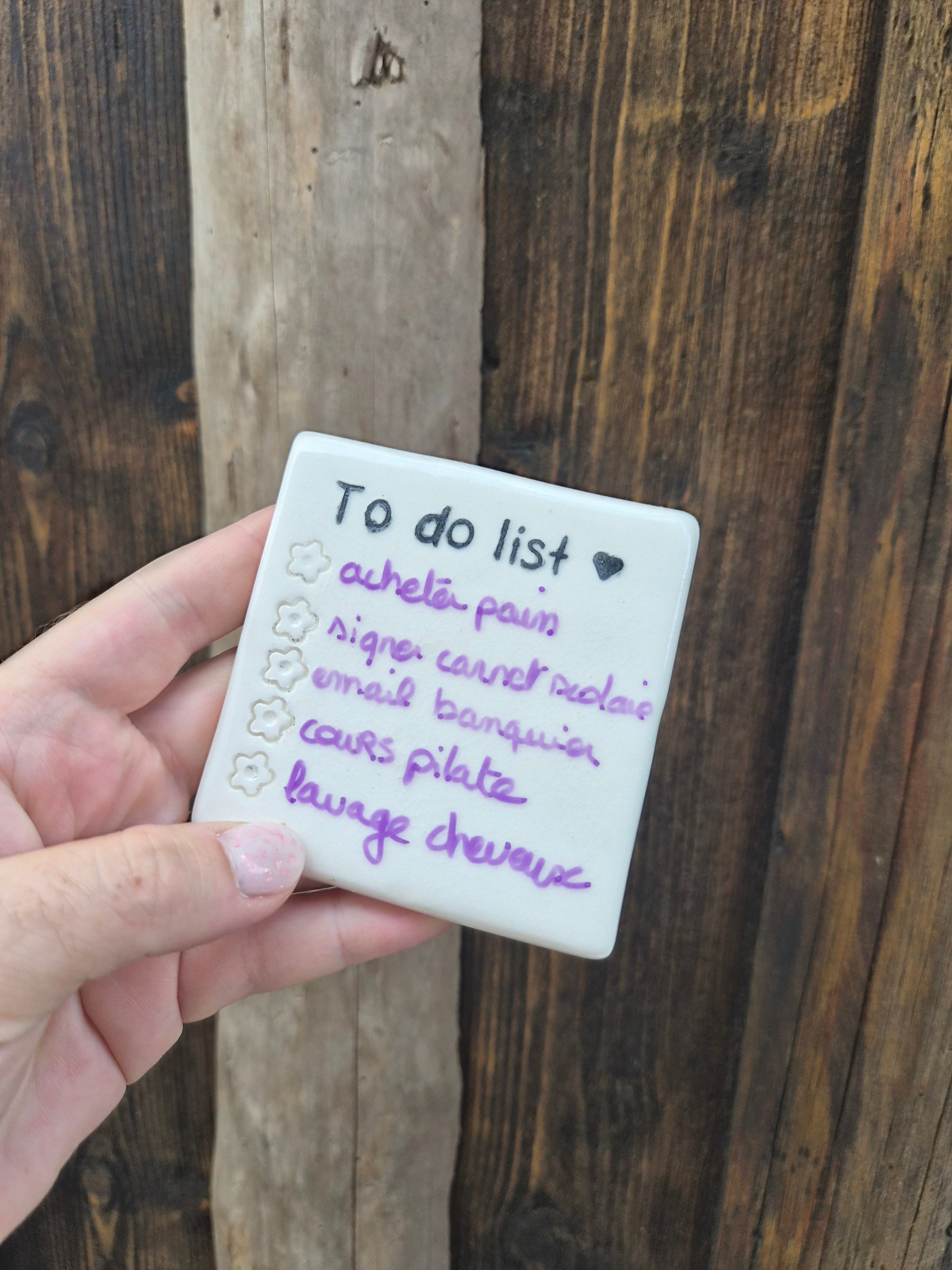 To do list
